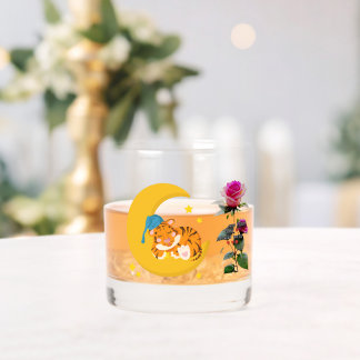 Classy and noble, the rocks glass provides