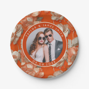Classy Anemones Plates For Rehearsal Dinner Party