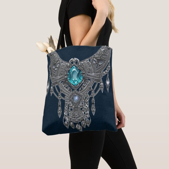 Classy Aquamarine : Tote Bag (Close Up)