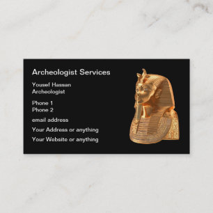 Classy Archaeologist Business Cards