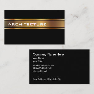 Classy Architect Business Cards