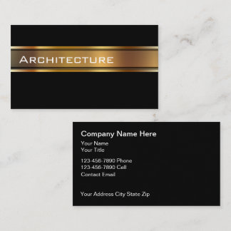 Classy Architect Business Cards