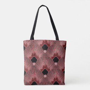 Classy Art Deco Fan Design Tote Bag