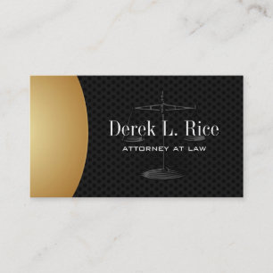 Classy Attorney Business Cards