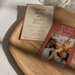 Classy Auburn Copper Old Money Luxury Wedding Invitation<br><div class="desc">This wedding invitation is perfect for your wedding if you are looking for an elegant unique and easy editable invitation .An elegant unique luxurious auburn and copper image wedding template invitation. as you see it features a copper old money background. And classy Parisian font in auburn old money bright bride's...</div>