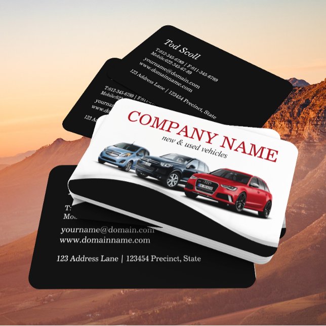 Classy Auto Sales Car Dealer Dealership Business Card (Creator Uploaded)