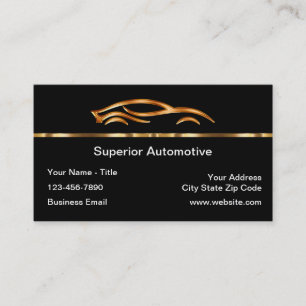 Classy Automotive Design Business Cards