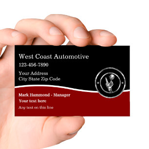 Classy Automotive Services Business Cards