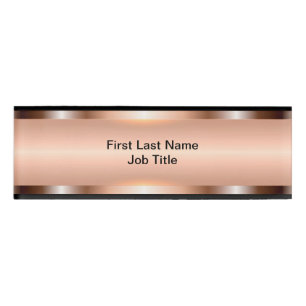 Classy Beauty Hair Nails Employee Name Tags