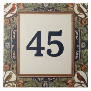 Classy Bird Custom House Number Plate Sign Plaque Tile