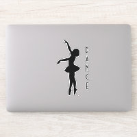 Classy Black Ballerina Silhouette