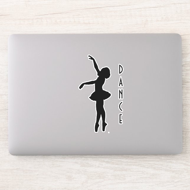 Classy Black Ballerina Silhouette (Computer)