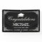 Classy Black White Vintage Frame Graduation Party