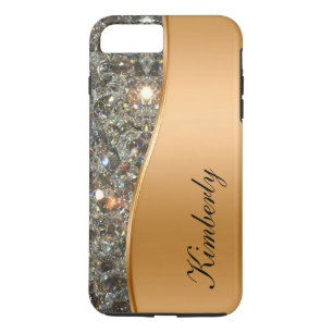Classy Bling Monogram iPhone 7 Plus Case
