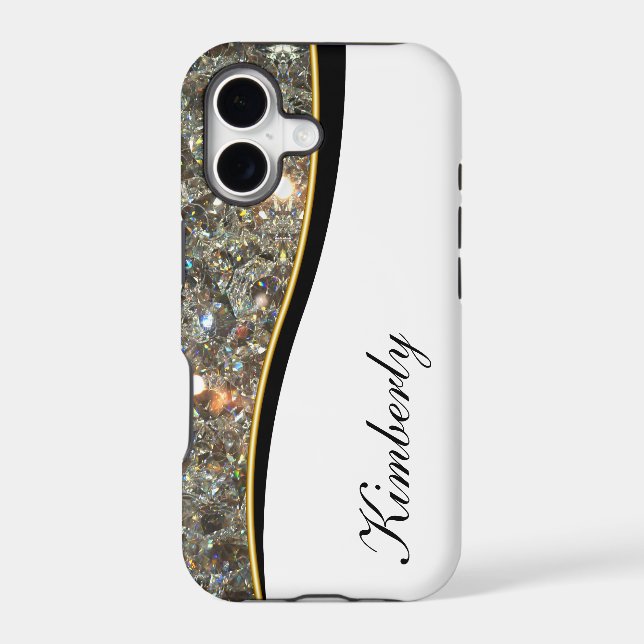 Classy Bling Monogram Style (Back)