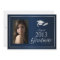 Classy Blue and Silver 2013 Graduate Photo Invite