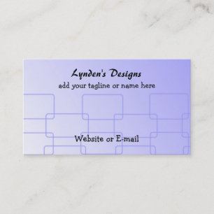 Classy Blue Links Business Card