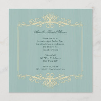 Classy Bride-to-Be Bridal Shower Invitation