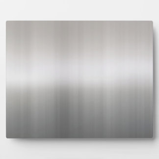 Classy Brushed Aluminium Plaque
