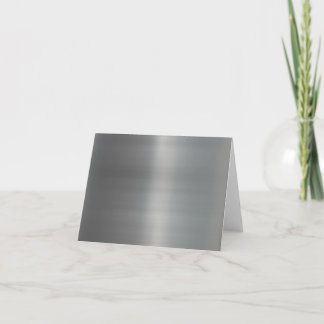 Classy Brushed Metal Textured Card