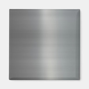 Classy Brushed Metal Textured Magnet
