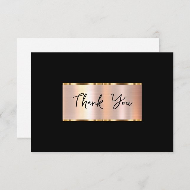 Classy Bulk Business Thank You Cards  (Front/Back)
