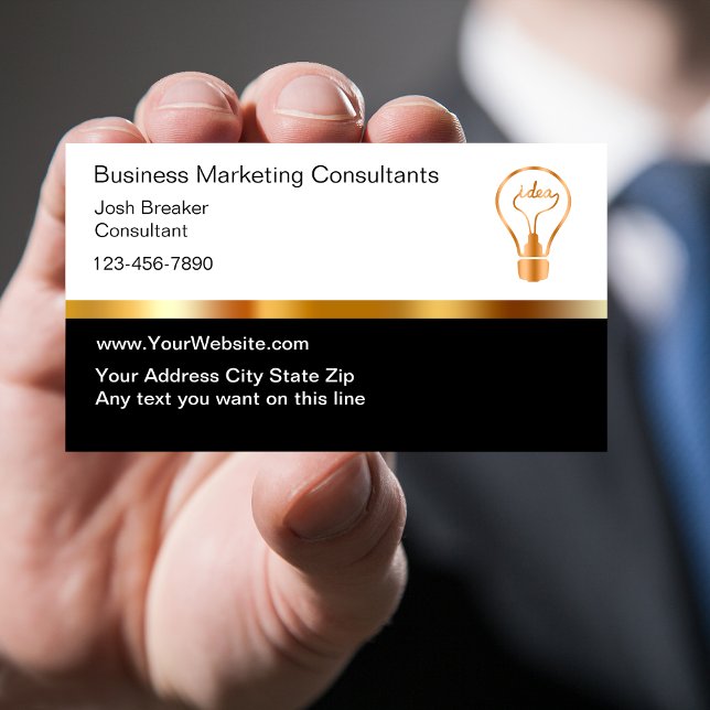 Classy Business Marketing Business Cards (Creator Uploaded)