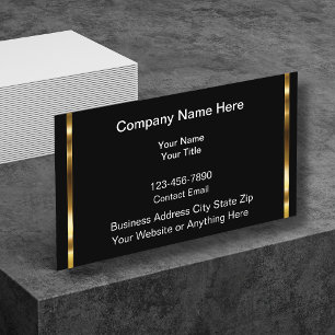 Classy Business Profile Contact Cards