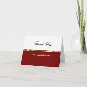 Classy Business Thank You Cards