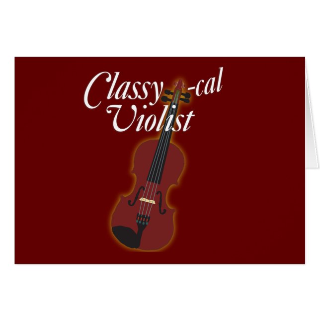 Classy-cal Violist (Front Horizontal)