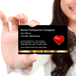 Classy Caregiver Business Cards