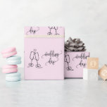 Classy Champagne Glasses Wedding Day Pink Seamless Wrapping Paper<br><div class="desc">"Classy Champagne Glasses Wedding Day Pink Seamless Wrapping Paper" combines the elegance of champagne glasses with the "Wedding Day" text,  making it the perfect wrap for wedding gifts or engagement presents.</div>