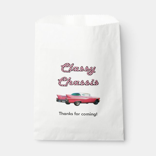 Classy Chassis Favour Bags (Front)