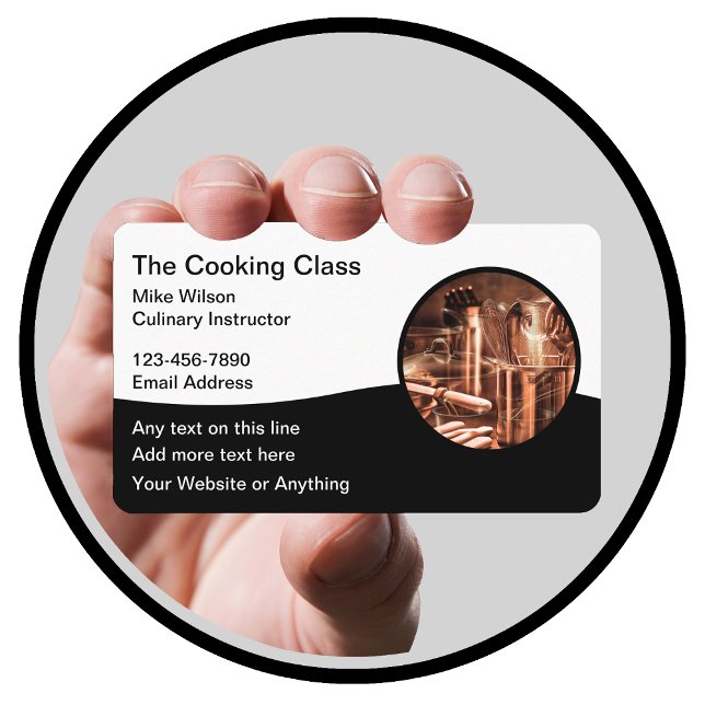Classy Chef And Culinary Theme Business Cards (Creator Uploaded)