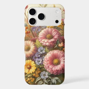 Classy Chic Antique Floral Fine Art Illustration