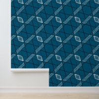   Classy Chic Deco Geometric Modern Dark Turquoise