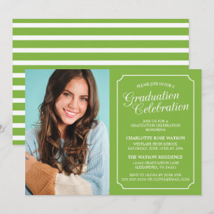 CLASSY CHIC ELEGANT GRADUATION PARTY INVITATION