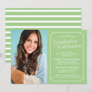 CLASSY CHIC ELEGANT GRADUATION PARTY INVITATION