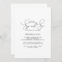 Classy Chic Minimalist Sip and See