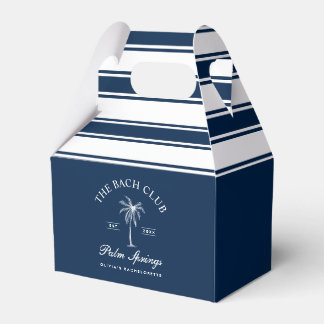Classy Chic Navy and White Bachelorette Favour Box