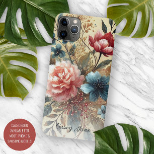 Classy Chic Roses Fine Art Botanical Painting iPhone 16 Pro Max Case