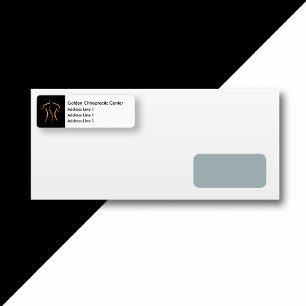 Classy Chiropractor Bulk Return Address Labels 