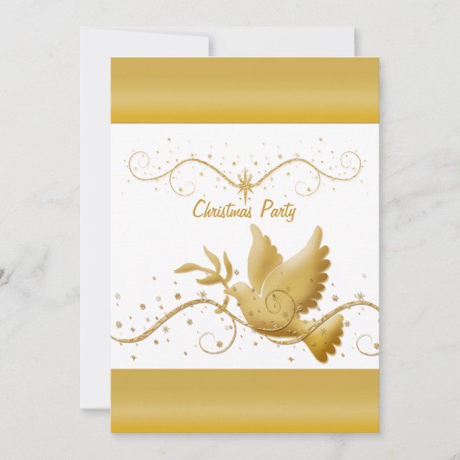 Classy christian religious template dove peace (Front)