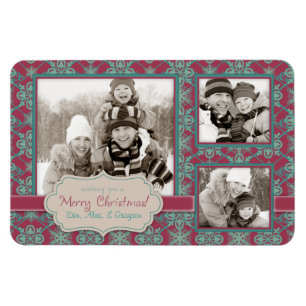 Classy Christmas Bohemian Magnet 3