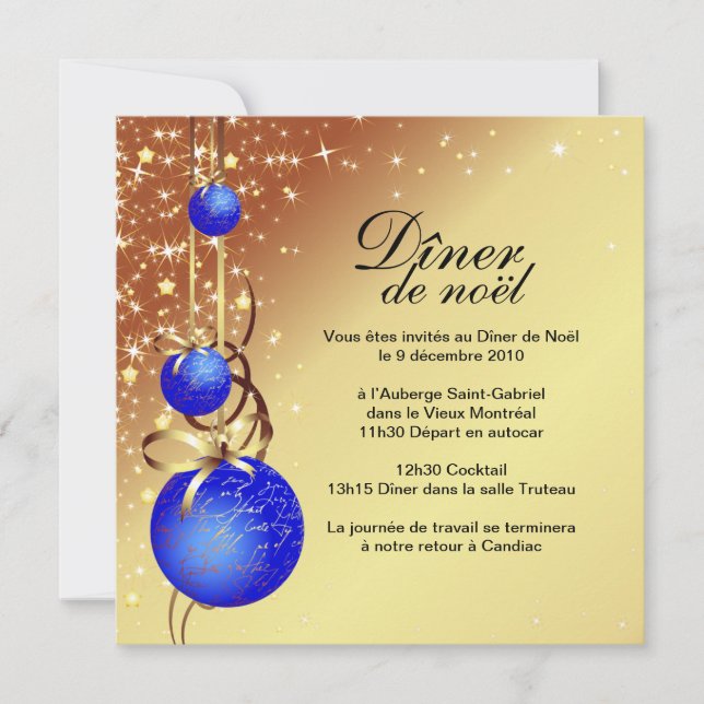 Classy Christmas Card Invitation (Front)