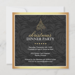 Classy Christmas Party Invitation