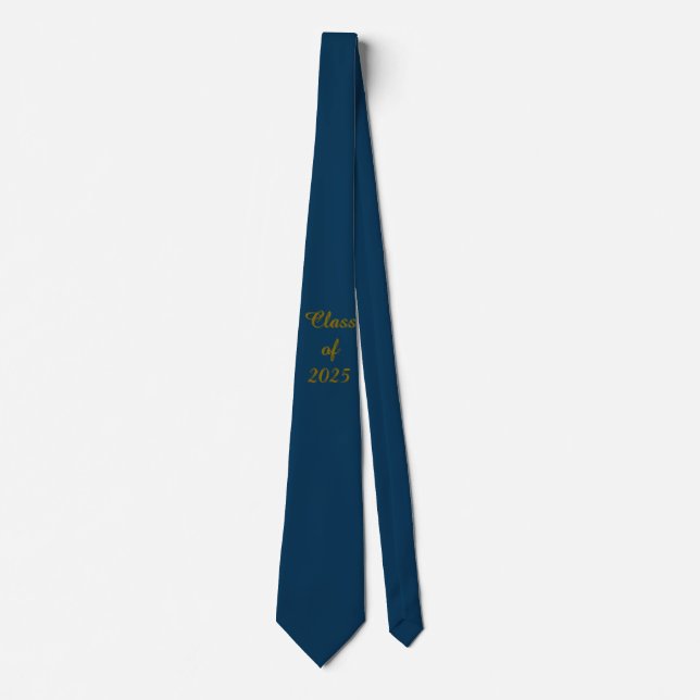 Classy Class of 2025 Neck Tie  (Front)