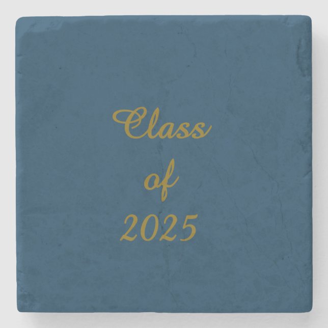 Classy Class of 2025 Stone Coaster (Front)