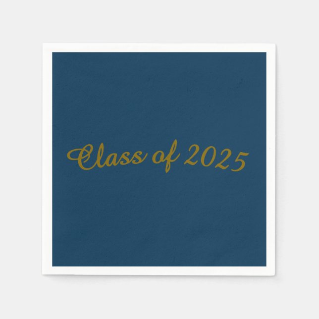 Classy Class of 202X Paper Napkin (Front)