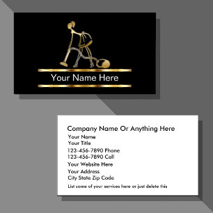 Classy Cleaning Business Cards